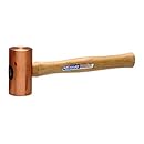 Vaughan 593-08 BM100 Solid Brass Mallet with 1-Inch Face Diameter