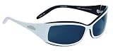 Angel Traffic Sunglasses - White on Black Polarized by