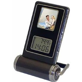 Mustek Viewfun 1.5" Travel Digital Photo Frame w/Alarm Clock & Temperature