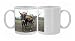 Close-up of two oxen pulling a plough in a Shaker village Photo Mugs