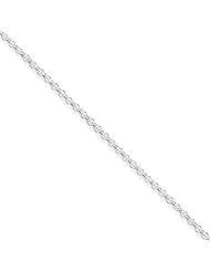 Sterling Silver 1.85 mm High Polish Classic Rolo Cable Link Chain Necklace 16" - 30" Available