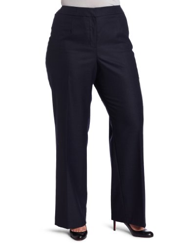 Jones New York Women's Plus-Size Classic Yoke Pant, Midnight/Multi, 24W Jones New York Women's Plus-Size Classic Yoke Pant, Midnight/Multi, 24W