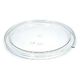 Round Storage Container, 12, 18, 22 Quart Lid Clear