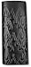 Hair Glove 4 Inch Embossed Flames Leather Hair Accessory