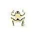 VANKER 1Pc Gold Punk Style Plated Frog Design Ear Cuff Clip Wrap Earings