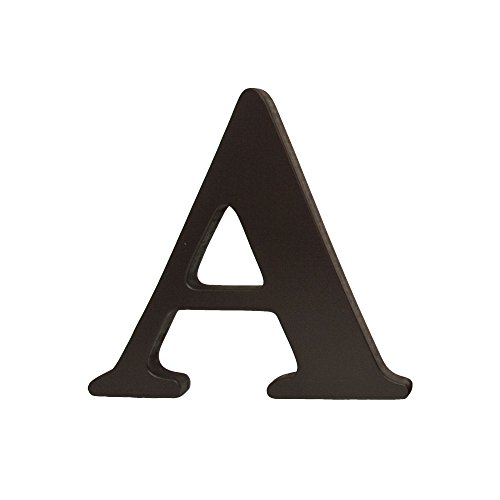 Dark Brown Hanging Nursery Letter A