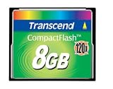 Transcend 8Gb Cf Card 120X