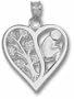 Good News Grannies&reg; "With Child" 3/4" Pendant - Sterling Silver Jewelry