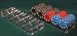 10 Acrylic Poker Chip racks. Each holds 100 chips