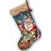 Gold Collection Santa's Toys Stocking Counted Cross Stitch K - 16