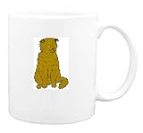 Mug with fold, scottish, cat, pet, animal