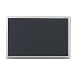 24H x 36W Porcelain Magnetic Black Chalkboard with Aluminum Trim