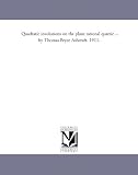 Quadratic involutions on the plane rational quartic ... by Thomas Bryce Ashcraft. 1911.