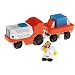 Fisher Price Geotrax Lights & Sounds Vehicles The Express Team Meet Wheeler & Wes - Airport Baggage Car
