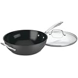 Cuisinart GG26-30H GreenGourmet Hard-Anodized Nonstick  Stir-Fry Wok with Glass Cover