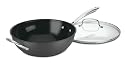 Cuisinart GreenGourmet Hard Anodized Eco-Friendly Non Stick 12 Inch Stir Fry Wok with Glass Cover