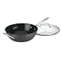Cuisinart GreenGourmet Hard Anodized Eco-Friendly Nonstick 12-Inch Stir-Fry Wok with Glass Cover