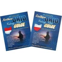 Ohio Fishing Map Book Guides Set