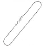 Bling Jewelry Sterling Silver Unisex Cuban Chain Necklace 40 Gauge 16in 18in 20in 24