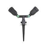 from ML Knightsbridge 2SPIKE38 Exterior Outdoor Par38 Garden Twin Spike Light 240 Volt