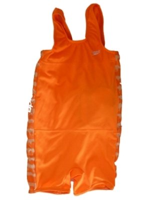Boys Orange Speedo Flotation Swimming Suit Polywog Buoy