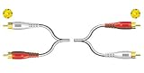 LINDY Premium Audio Cable, 10m (2 x Phono Male to 2 x Phono Male)