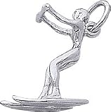Water Skier Charm by Rembrandt Charms