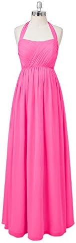 Emyrin Chiffon Floor-length Azalea Bridesmaid Dresses Gown Skirt