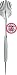 Kings Dart Silver Star 25 Gramm Steeldart Dartpfeile in Darttasche