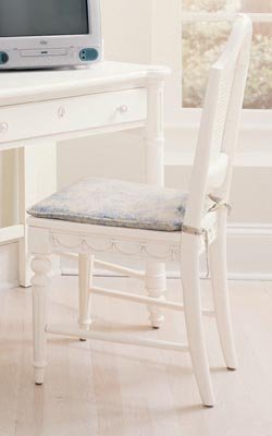 Isabella Powder Blue Chair Seat Cushion