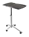 Winsome Eric Laptop Cart, Adjustable Height with Metal Leg
