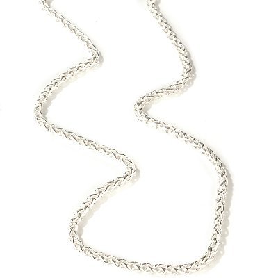 Buy Sterling Silver 22″ Wheat Chain Men’s Necklace