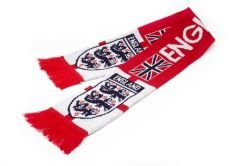 Double Jacquard Knitted Soccer Scarf - England