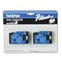 Brother 2-pack Tc-20 1/2in Black On White Labeling Tape for Pt-6 8 10 12 15 20 150 170