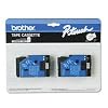 Brother 2-pack Tc-20 1/2in Black On White Labeling Tape for Pt-6 8 10 12 15 20 150 170