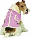 Suede Shearling Coat - XS Pink
