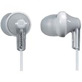 from Panasonic Panasonic RP-HJE120E-S Ergo Fit Ear Canal Headphones - Silver Model RP-HJE120EBS