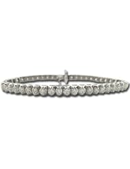 9.50ct TDW White Gold Diamond Bracelet