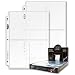 BCW Pro 4-Pocket Page (100 Ct. Box) - Baseball, Football, Basketball, Hockey, Nascar, Sportscards, Gaming & Trading Cards Collecting Supplies