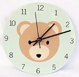 Tot Dots Wall Clock - Bear