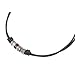 Fossil Herren-Halskette Leder schwarz 45 cm JF84068040