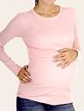 Motherhood Maternity: Long Sleeve Crew Neck Maternity T Shirt