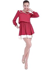 Pleated Long Sleeves  Dress