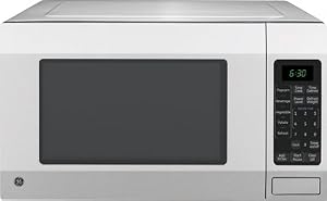 16 Cu Ft Countertop Microwave Oven With Sensor Cooking Controls Auto And Time Defrost Control Lockout Oven Timer And 12 Hour Clock Stainless Steel from GE