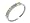Ladies Sterling Silver Multi Cubic Zirconia Band Ring  Size L