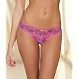 Crotchless Lace V-Thong
