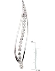 14 karat white-gold Diamond Brooch Pin
