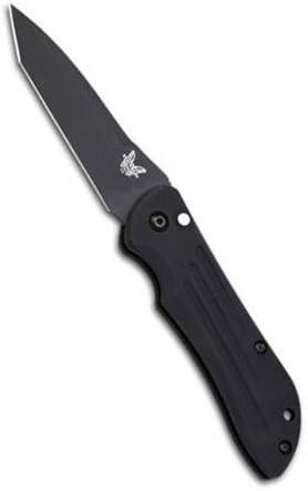 Benchmade 9500 Mini-Auto Stryker Black Corrosion Plain Edge Knife with Tanto BK Coated Blade