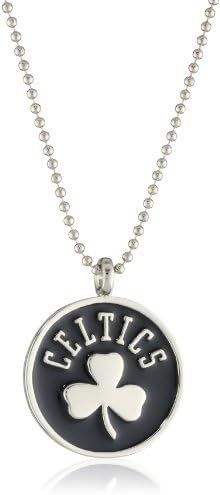 NBA Jewelry Black Boston Celtics Men's Medallion Necklace