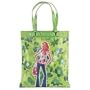 Miquelrius Jordi Labanda Butterfly Tote With Leather Handles - Green